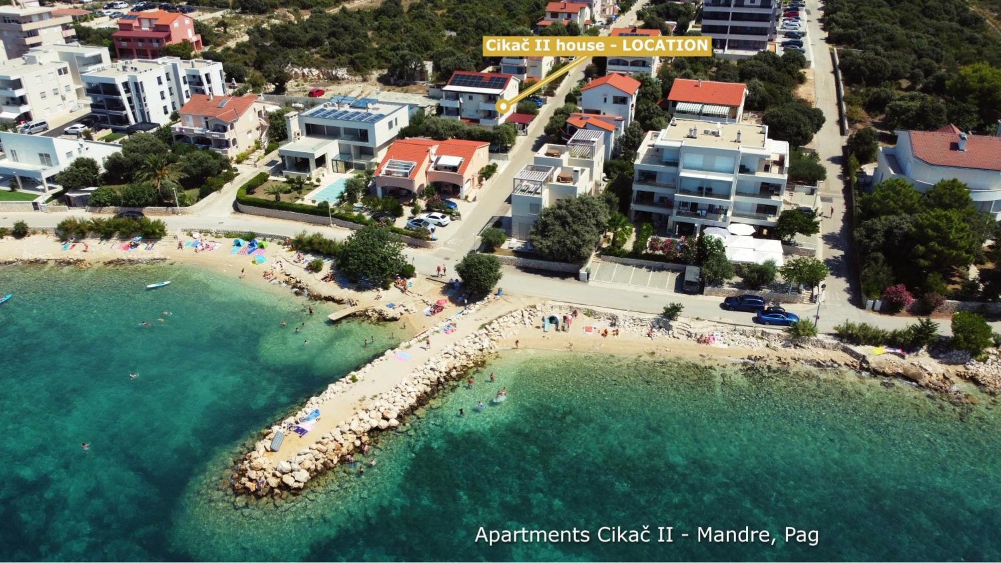 Apartments Cikac II - Modern Apartments By The Beach Mandre Extérieur photo